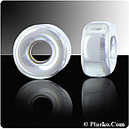 Sterling Silver 6.2mm Shiny Roundels (Sold in packs of 10pcs)