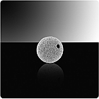Sterling Silver 6mm Stardust Round Beads (Sold in packs of 10pcs)
