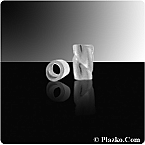 Sterling Silver 2x3mm Twisted Crimp Tubes (Sold in packs of 50pcs)