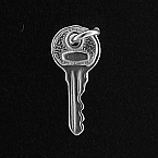 Sterling Silver 17.2mm Keys Charms (Sold in packs of 2pieces)