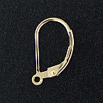 14Kt Gold Filled 14x10mm Plain Lever back (Sold in packs of 2pairs)