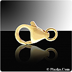 14KT Gold Filled 10mm Trigger Lobster with 5mm Open Jump ring (Sold in packs of 4pieces)