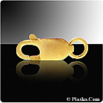 14Kt Gold Filled 12mm Straight Lobster with Open Jump ring (Sold in packs of 2pieces)