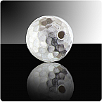 Hill Tribe 20mm Round Hammered Bead (Sold in packs of 1piece)