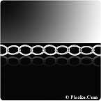 Sterling Silver 3.8mm Flat Circle Chain (Price per 5ft)