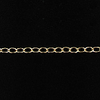 14Kt Gold Filled 4x3mm Cable Chain Extender chains (Price per 5ft)