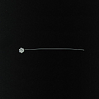 Sterling Silver 26gauge 1 Inch Fancy Pins (Sold in packs of 10pieces)