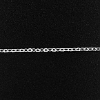 Sterling Silver 2.5x2mm Flat Cable Chain (Price per 5ft)