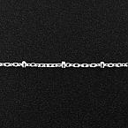 Sterling Silver 1mm Heavy Satellite Chain with 2mm Bead (Price per 5ft)
