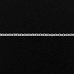 Sterling Silver 1x1.3mm Flat Cable Chain (Price per 5ft)
