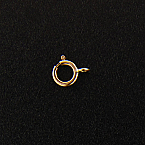 14Kt Gold Filled 5mm Spring Ring With Fixed Closed Ring (Sold in packs of 20pcs)