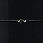 Sterling Silver 22 Inch Cable Neck Chain 1.5x1.2mm (Price per pc)