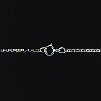 Sterling Silver 18 Inch Cable Jewelry Chain 2x1.6mm (Price per pc)