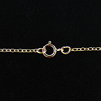 Gold Filled 2x1.5mm 22 Inch Flat Cable Chain (Sold in packs of 1pc)