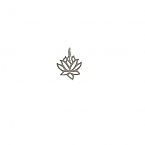 Sterling Silver 10x10mm Tiny Lotus Charm with Soldered Jump ring (Sold in packs of 1 piece)