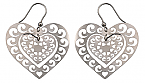Sterling Silver -Laser Cut Designer Earring